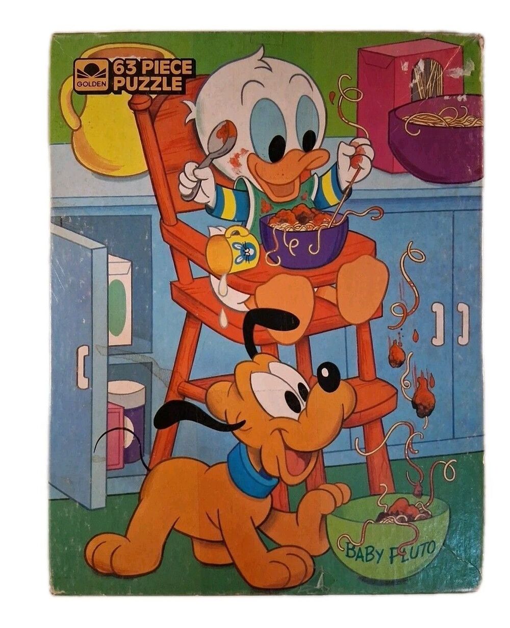 1984 Golden Disney Babies 63 Piece Puzzle VINTAGE